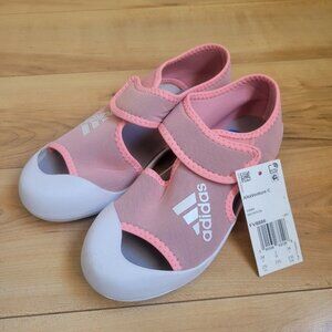 Adidas AltaVenture C Girls Swim Sandals Shoes Pink Size 2.5